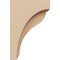 Ekena Millwork 4"W x 8"D x 12"H Classic Helena Rough Cedar Woodgrain TimberThane Corbel, Primed Tan CORUR04X08X12HELRCPR - alternate 4